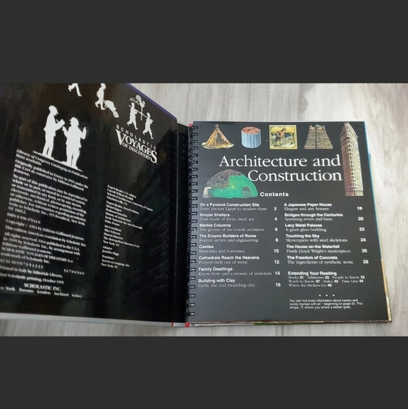 Voyages of Discovery Architecture and Construction Building Pyramids, Scholastic - Picture 2 of 3